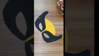 How to make Wolverine Mask with Paper #trendingshorts #viralvideo #papermask #superhero #wolverine
