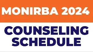 ALLAHABAD UNIVERSITY MBA MONIRBA 2024 IMPORTANT COUNSELING UPDATE