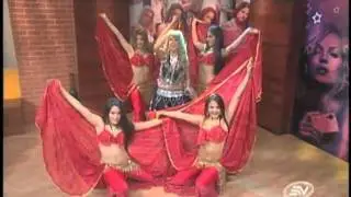 Mar&iacute;a Fernanda R&iacute;os con Neme en DANZARABE