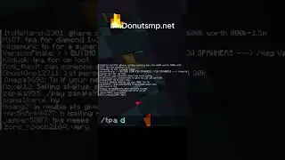 How to Teleport to Someone in Donut SMP. #minecraft #donutsmp #gaming #drdonut