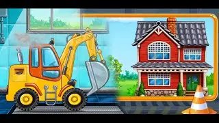 🚜Trucks for kids! House building vehicles and equipment #alphabet #kids #cartoon #toys #youtube