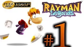 Rayman Legends Walkthrough Part 1 [1080p HD] World 1 FULL - No Commentary