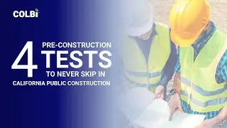 Four Pre-Construction Tests You Should Never Skip in California Public Construction