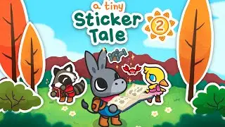 Идем в горы. A Tiny Sticker Tale #2. Прохождение на русском