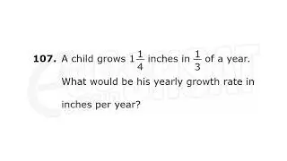 SHSAT 2025 | Test B | Problem 107 - IN 30 SECONDS OR LESS