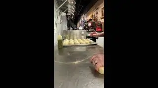 Splitting Dough ball