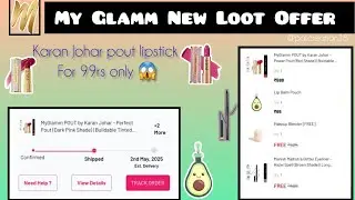 Myglamm POUT by Karan Johar lipstick for 99rs only | New loot offer by Myglamm #karanjohar #lipstick