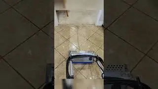 Scrubbing tile and grout with the CRB before extraction