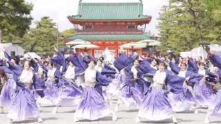[4K] 夢色歌留多　京都さくらよさこい 2025 さくよさ 日曜日 神宮道スペシャルパレード