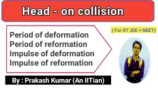 How to find the impulse of deformation & impulse of reformation theoretically?