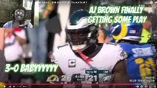 JORDAN DAVIS IS A BEAST || EAGLES VS RAMS HIGHLIGHTS || JENNIFER KEITH