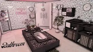 💕 Sims 4 Cas Modern Bathroom | CC Folder & Room DOWNLOAD