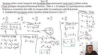 Bahas soal Olimpiade Fisika !! | Soal 1 - Kinematika Gerak Lurus
