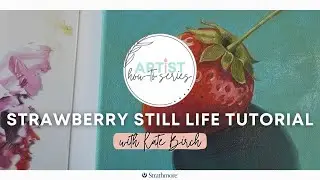 Water Mixable Oil Strawberry Still Life Tutorial