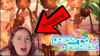 Watch me struggle playing dress to impress!