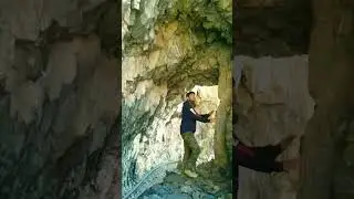 Dangerous tunnel of dangerous water channel | #mountain #tunnel #mountain #nature #travel #hunza