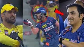 Ayush Badoni making fun of Virat Kohli after 50...Dhoni Shocked, Gambhir laughing | CSK vs LSG 2023