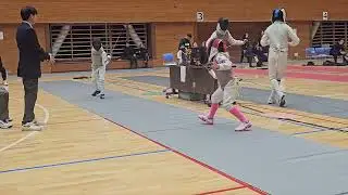 TOKYO OPEN FENCING 2025 U8混鈍冠亞軍 LIN Cen  VS WU Lyla Kae