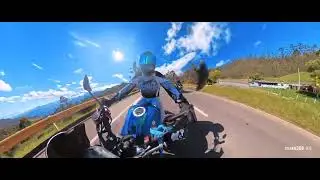 Gixxer 250 reprogramada rodada después de un año y insta 360 x4 