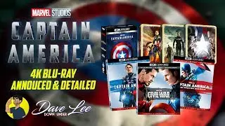 CAPTAIN AMERICA TRILOGY - 4K Blu-ray Announced & Detailed
