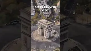 Arc de Triomphe 2025 vs 1940 🇫🇷 #history #ww2