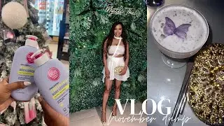 November Recap: Date Night + Gym + Pink Run + Shopping + Car Issues + Wicked:For Good @UniqueYanique
