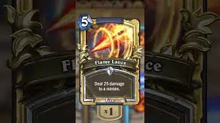 Hearthstone | The Flame Lance card #shorts #gaming #flame #lance #hearthstone #mage