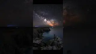 Cornwall Milky Way Rising ✨ #shorts #milkyway #photography #astro #timelapse #cornwall #uk