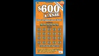 $600 Cash - Georgia Lottery $10 Scratcher (September 2020)