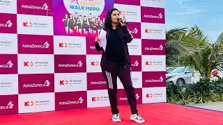 KD hospital Walkathon 2024 | anchor vaibhavi shah | KD hospital | AstraZeneca walkathon