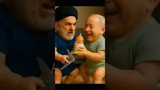 Khamenei and Netanyahu funny baby video #israeliranwar #funny #shortsfeed