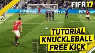 FIFA 17 KNUCKLEBALL POWER FREEKICK TUTORIAL - THE SECRET TECHNIQUE ON HOW TO ALWAYS SCORE