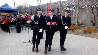 Podniesienie Flagi Państwowej na 85 - Lecie OSP Niepokalanów