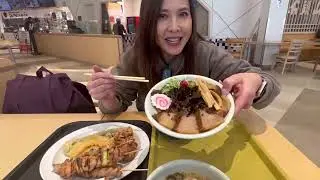 在LA 剛剛落機第一餐！好肚餓！帶大家去Food Court!