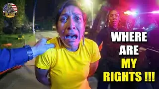 Cop Teaches Entitled Karen She Doesn&rsquo;t Run the Traffic Stop | Karen Instant Karma