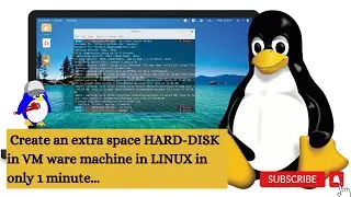 Create an extra space hard disk in VM WARE machine in 1 min. | LINUX | virtual machine Harddisk