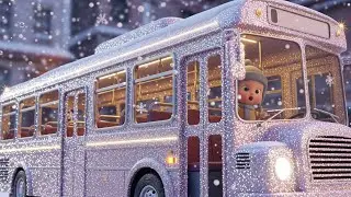 Glitter Rails City Bus ✨🚌🌈 | Kids Fantasy Song | Learn Colors on a Sparkly City Ride