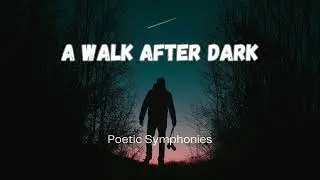 A Walk After Dark  🎵 Poetic Symphonies 🎵 A cloudless night