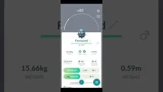 Evolving Shiny Ferroseed into Ferrothorn in Pok&eacute;mon GO! #pokemongo #shorts