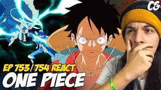 CHEGARAM EM ZOU!! LUFFY VS TRIBO MINK! - React One Piece EP 753 e 754