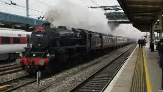 Doncaster 11 December 2024 44871 BR steam + 47812 WCR