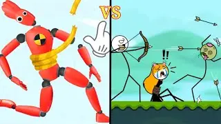 SMASH BONES: Stress Relief vs STICK SHOT,New Upcoming Update,All Levels Gameplay, Android Games.