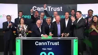 CannTrust Holdings Inc. opens Toronto Stock Exchange, March 29, 2018