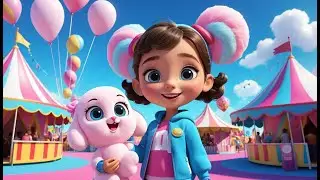 Cotton Candy, Sweet and Light Delight | Fun Sweet Treat Song for Toddlers | Colorful Nursery Rhyme