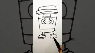 How To Draw Cappuccino Assassino #shorts #drawing #cappuccinoassassino #draw #art