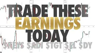 Earnings Today | 5 Earnings Trade Setups On $KEYS, $ADI, $TGT, $EL, $DY