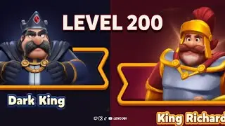 Royal Kingdom Level 200 - No Boosters Used  - Dark King VS King Richard
