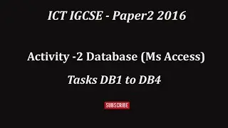 ICT IGCSE Paper2 2016