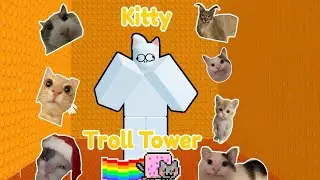 Bunny Leo Slaps the Tower, Trolls Kitty, and Transforms into a Fat Cat 😼😼 Meow...Meow...Meow...Me...