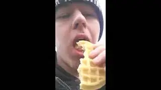 Smoking a waffle